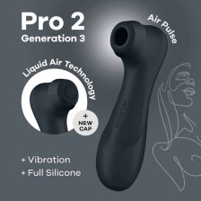 SATISFYER - PRO 2 GENERATION 3 LIQUID AIR TECHNOLOGY SCHWARZ