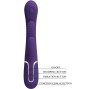 PRETTY LOVE - SHANIA TRIPLE RABBIT VIBRATOR MULTIFUNKTIONS-LILA