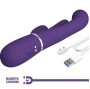 PRETTY LOVE - SHANIA TRIPLE RABBIT VIBRATEUR MULTIFONCTION VIOLET