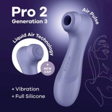 SATISFYER - PRO 2 GENERATION 3 LIQUID AIR TECHNOLOGY LILA