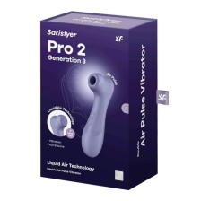 SATISFYER - PRO 2 GÉNÉRATION 3 TECHNOLOGIE AIR LIQUIDE LILAS