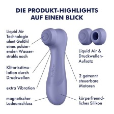 SATISFYER - PRO 2 GÉNÉRATION 3 TECHNOLOGIE AIR LIQUIDE LILAS