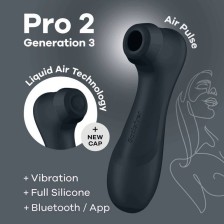 SATISFYER - PRO 2 GENERATION 3 SCHWARZES BLUETOOTH & APP