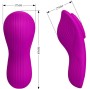 PRETTY LOVE - ROMARIO LAY-ON CLITORIS STIMULATOR REMOTE CONTROL PINK