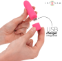 INTENSE - SYMONE USB RECHARGEABLE VIBRATING BULLET 8 VIBRATIONS PINK 10 X 2.2 CM