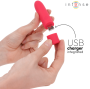 INTENSE - SYMONE USB RECHARGEABLE VIBRATING BULLET 8 VIBRATIONS RED 10 X 2.2 CM