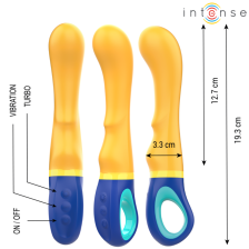 INTENSE - VIBRATEUR SHAGGY G-SPOT JAUNE