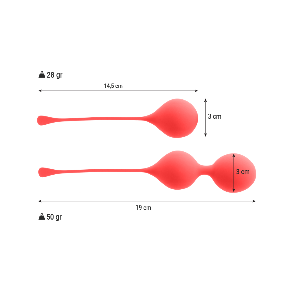 INTENSE - PACK PALLE KEGEL KENDALL ROSSO