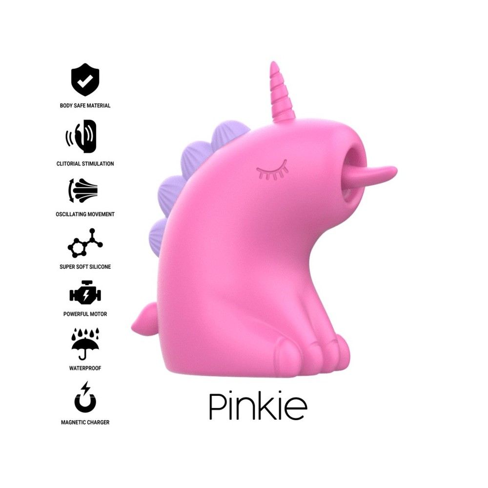INTENSE - ESTIMULADOR DE LÍNGUA GIRATÓRIO 360º PINKIE