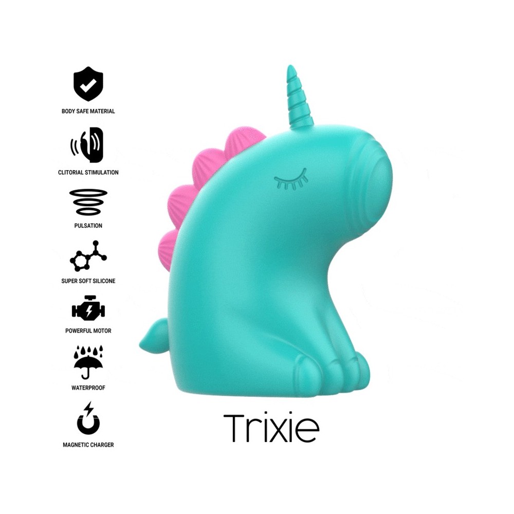 INTENSE - ESTIMULADOR DE BATIDA DE LÍNGUA TRIXIE UNICÓRNIO