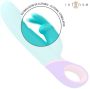 INTENSE - MONICA RABBIT VIBRATOR WITH ROTATING G-SPOT STIMULATOR BLUE