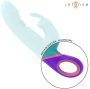 INTENSE - MONICA VIBRATEUR RABBIT AVEC STIMULATEUR DE POINT G ROTATIF BLEU