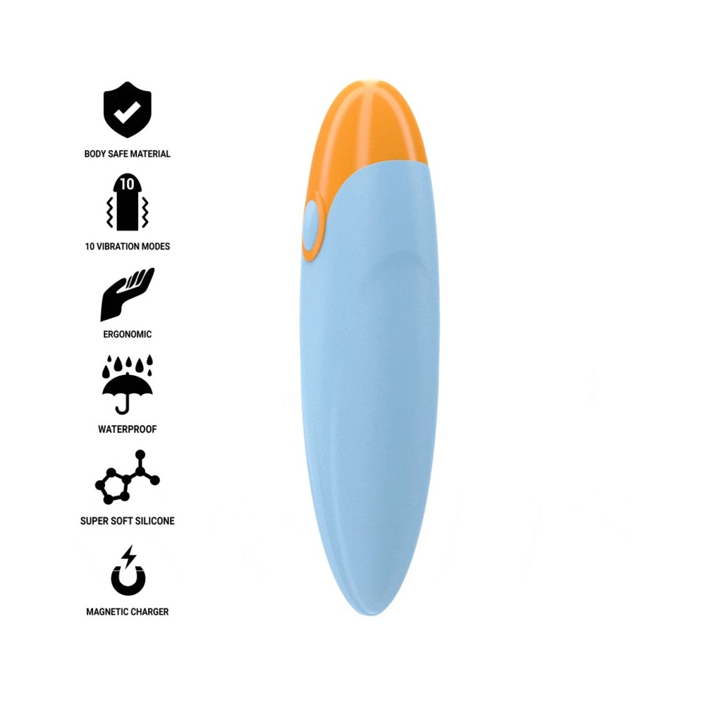 INTENSE - MIKE VIBRATING BULLET 10 VIBRAÇÕES AZUL