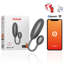 ONINDER - UOVO VIBRANTE DENVER NERO 7 X 2,7 CM APP. GRATUITA