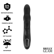 BRILLY GLAM - VIBRATORE E ROTATORE MOEBIUS RABBIT COMPATIBILE CON TECNOLOGIA WIRELESS