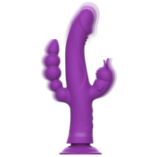 INTENSE - CASANOVA RABBIT SILICONE VIBRATOR TRIPLE MOTOR PURPLE