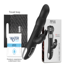 BRILLY GLAM- MOEBIUS COELHO VIBRADOR E ROTADOR WATCHME TECNOLOGIA SEM FIO COMPATÍVEL