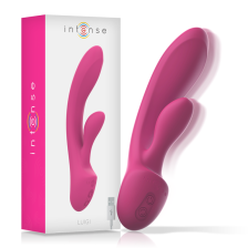 INTENSE - VIBRATORE LUIGI RABBIT SILICONE LIQUIDO ROSA