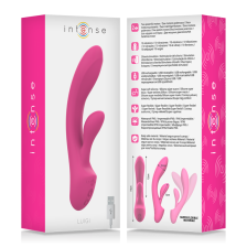 INTENSE - LUIGI RABBIT VIBRATOR PINK LIQUID SILICONE