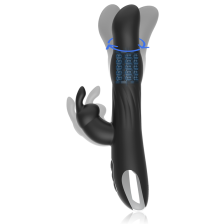 BRILLY GLAM - VIBRATORE E ROTATORE MOEBIUS RABBIT COMPATIBILE CON TECNOLOGIA WIRELESS