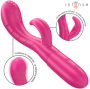 INTENSE - AMARA VIBRADOR COM LÍNGUA ESTIMULANTE 10 VIBRAÇÕES ROSA