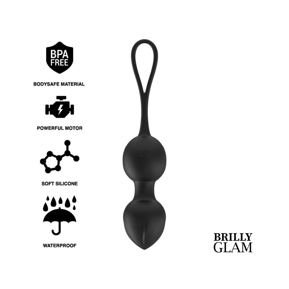 BRILLY GLAM - PERLES DE KEGEL VIBRANTES TÉLÉCOMMANDE