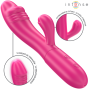 INTENSE - IVY FLEXIBLER VIBRATOR 10 VIBRATIONEN MIT STIMULIERENDER ZUNGE ROSA