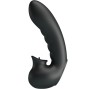 PRETTY LOVE - HOBGOBLIN CUSTODIA PER DITA VIBRANTE 12 VIBRAZIONI + STIMOLATORE CLITORIDE NERO