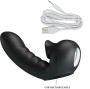 PRETTY LOVE - HOBGOBLIN CUSTODIA PER DITA VIBRANTE 12 VIBRAZIONI + STIMOLATORE CLITORIDE NERO
