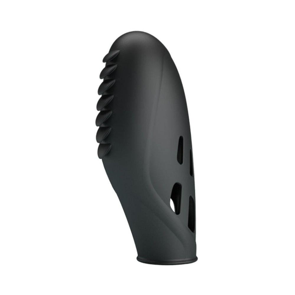 PRETTY LOVE - VIBRATORE DA DITO IN SILICONE GILO NERO