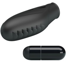 PRETTY LOVE - VIBRATEUR DE DOIGTS EN SILICONE GILO NOIR