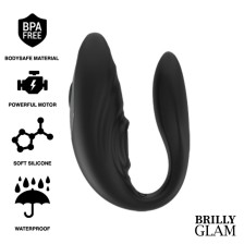 BRILLY GLAM- COUPLE PULSING & VIBRATING REMOTE CONTROL