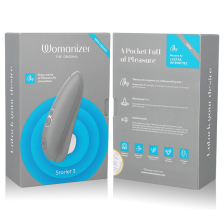 WOMANIZER - STARLET 3 CLITORAL STIMULATOR GRAY