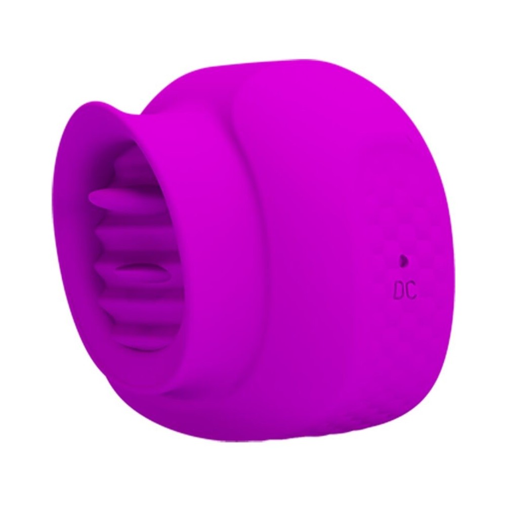 PRETTY LOVE - ESTELLE TONGUE CLITORIS STIMULATOR 12 VIBRATIONS PURPLE