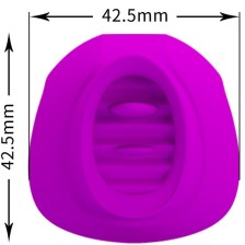 PRETTY LOVE - ESTELLE ZUNGEN-KLITORIS-STIMULATOR 12 VIBRATIONEN LILA