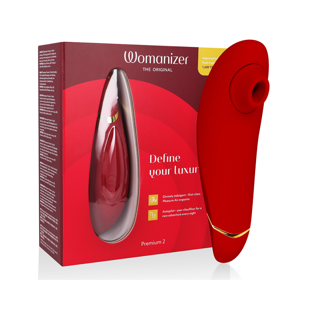 WOMANIZER - PREMIUM 2 CLITORAL STIMULATOR BORDEAUX