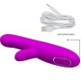 PRETTY LOVE - ANGELIQUE MULTIFUNKTIONSVIBRATOR + KLITORISSTIMULATOR LILA