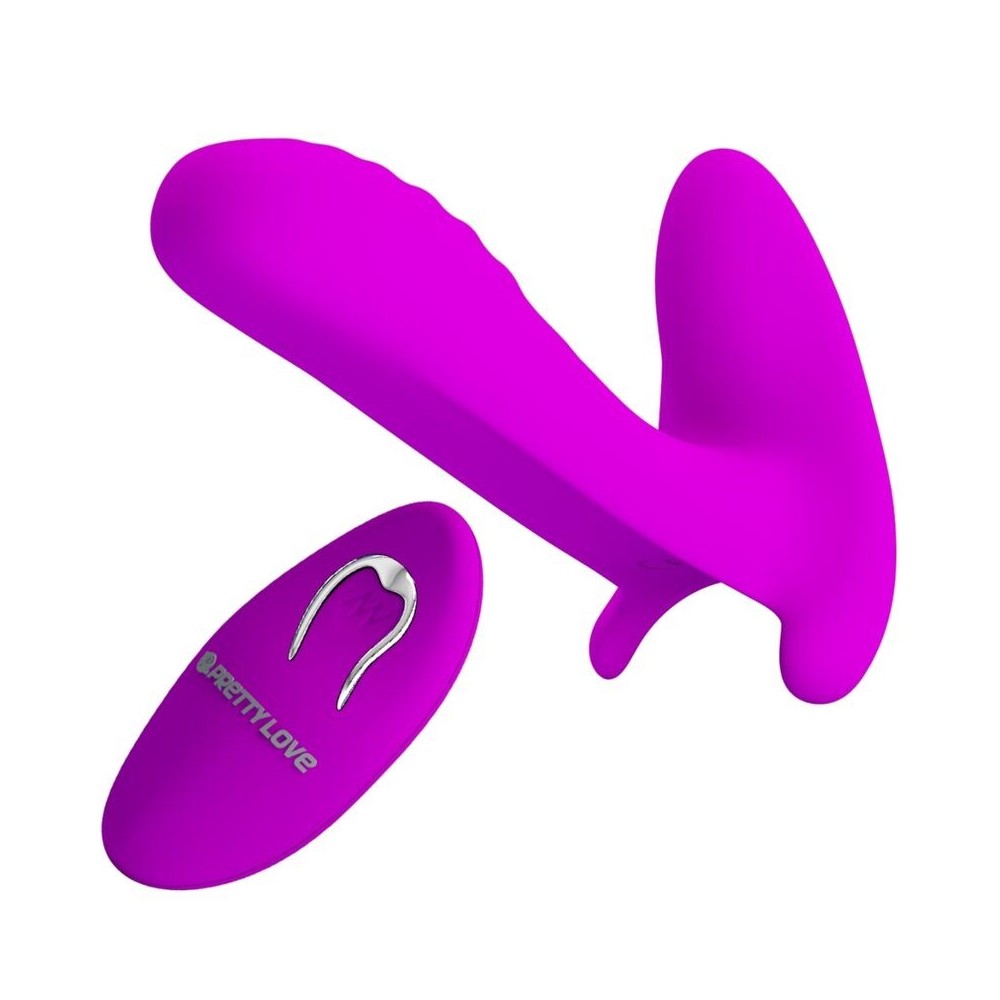 PRETTY LOVE - MASSAGEADOR E VIBRADOR 12 VIBRAÇÕES CONTROLE REMOTO ROXO