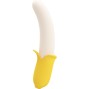 PRETTY LOVE - BANANA GEEK SUPER POWER 7 VIBRAÕES PARA CIMA E PARA BAIXO SILICONE PRETO