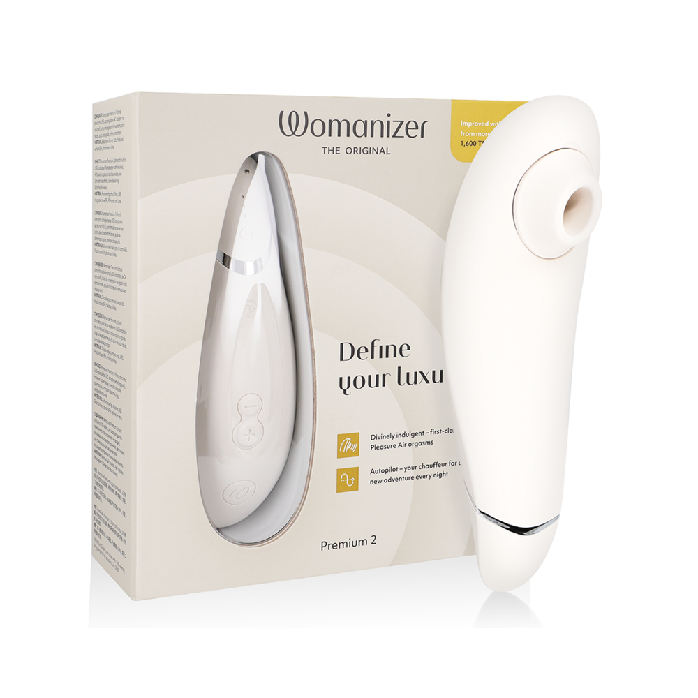 WOMANIZER - PREMIUM 2 CLITORAL STIMULATOR WARM GRAY