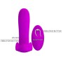 PRETTY LOVE - MASSAGGIATORE E VIBRATORE 12 VIBRAZIONI TELECOMANDO VIOLA