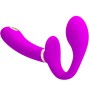 PRETTY LOVE - THUNDERBIRD DOPPELTER STRAP-ON-VIBRATOR MIT FERNBEDIENUNG LILA