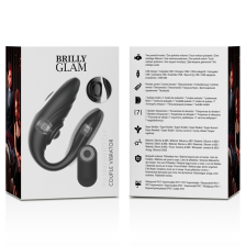 BRILLY GLAM- COUPLE PULSING & VIBRATING REMOTE CONTROL