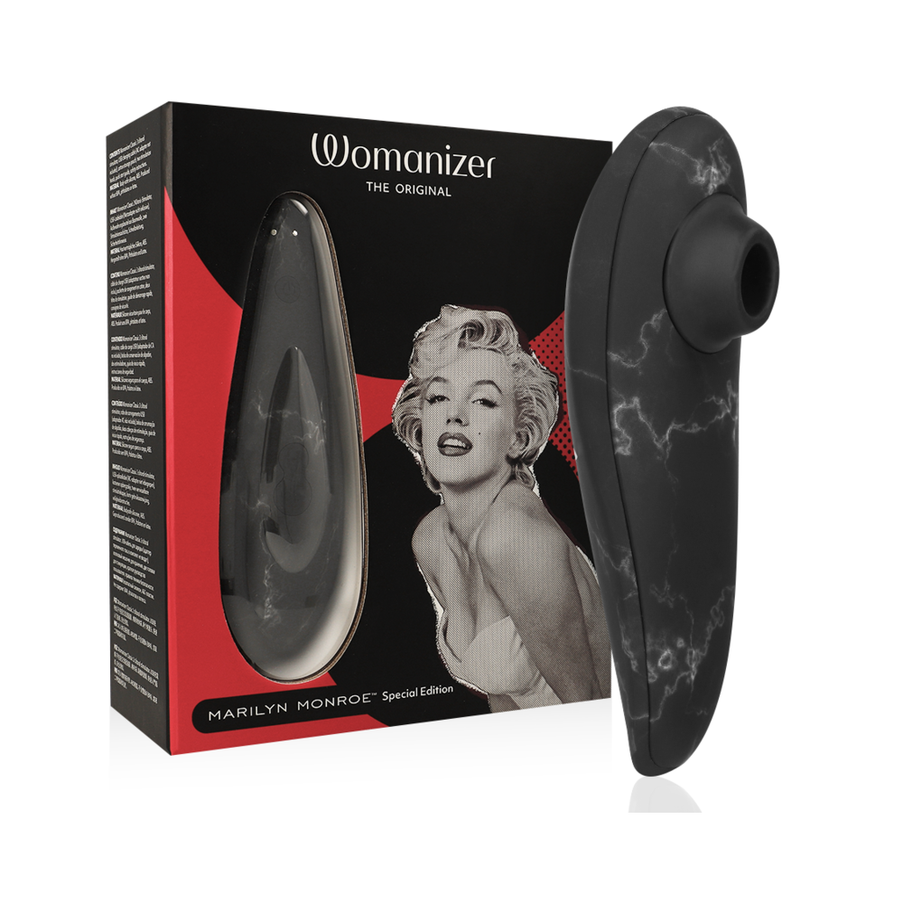 WOMANIZER - MARILYN MONROE CLASSIC 2 CLITORAL STIMULATOR BLACK MARBLE