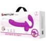 PRETTY LOVE - KELPIE DOUBLE STRAP-ON STIMULATOR PURPLE