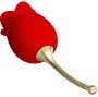 PRETTY LOVE - ESTIMULADOR DE CLITÓRIS ROSE LOVER 12 VIBRAÇÕES VERMELHO