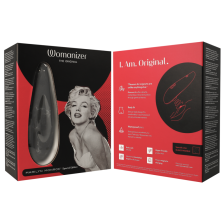 WOMANIZER - MARILYN MONROE CLASSIC 2 STIMULATEUR CLITORAL MARBRE NOIR