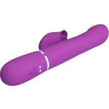 PRETTY LOVE - VIBRADOR MULTIFUNCIONAL 4 EM 1 E ESTIMULADOR ROXO