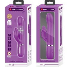 PRETTY LOVE - VIBRADOR MULTIFUNCIONAL 4 EM 1 E ESTIMULADOR ROXO