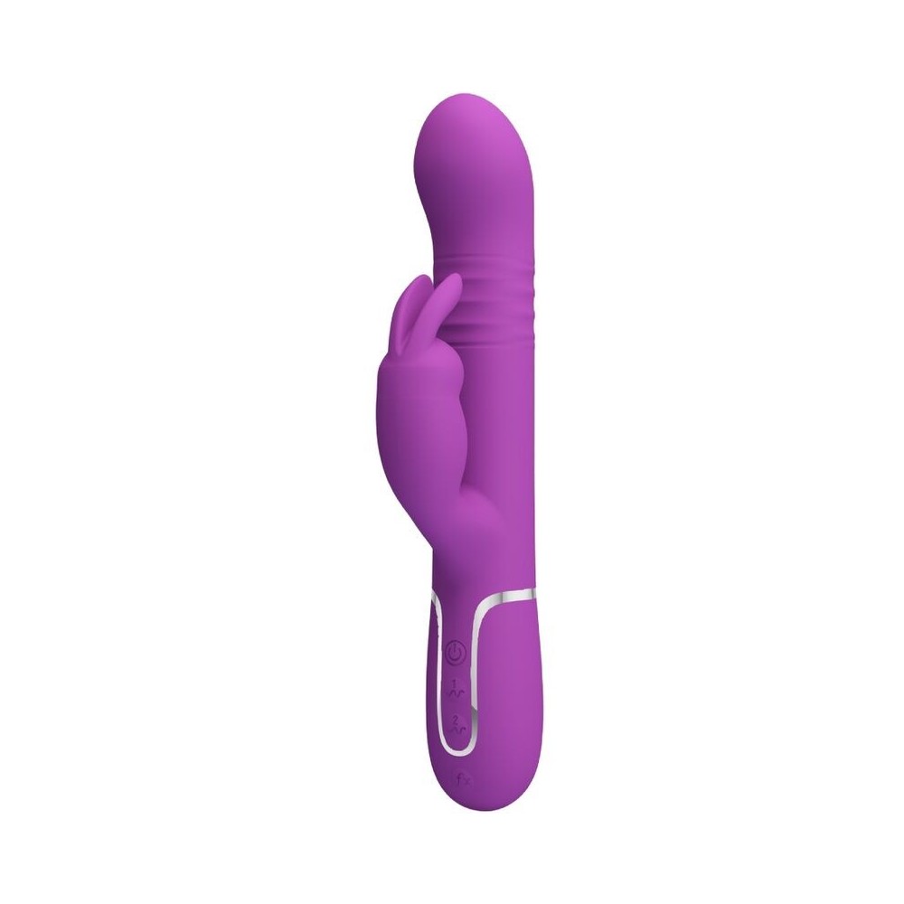 PRETTY LOVE - COALE 4 IN 1 MULTIFUNCTION RABBIT VIBRATOR PURPLE